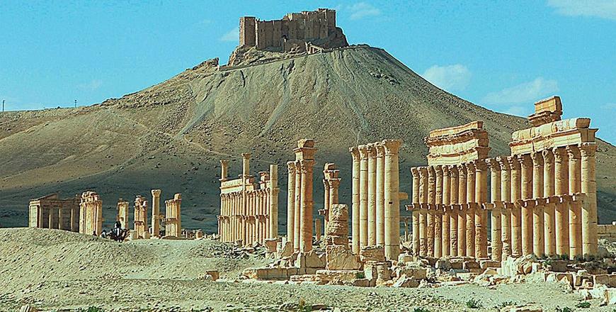 Image result for citadel of palmyra syria
